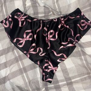 Victoria’s Secret sleep shorts with bows